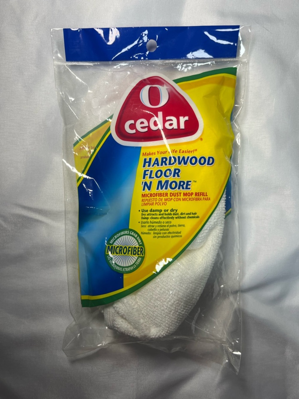 O-Cedar 2004 Hardwood Floor N More Microfiber Dust Mop Refill NEW NIP